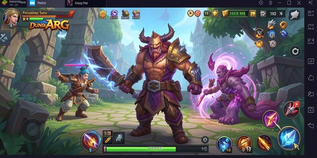 Tampilan gameplay ARPG yang menonjol di 116X.