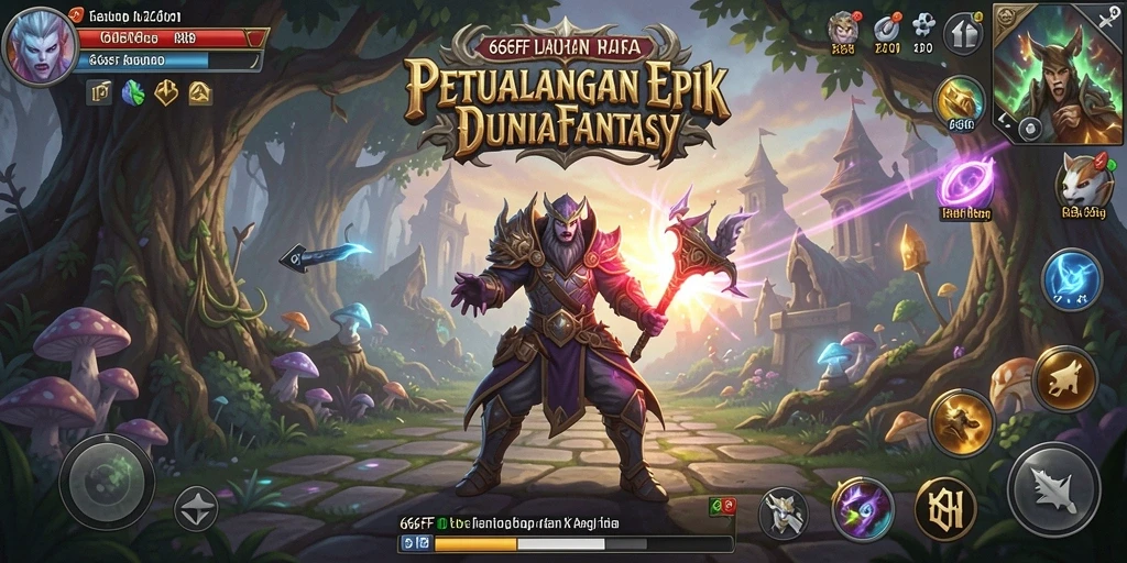Tampilan gameplay 666FF yang memukau dan mendebarkan.