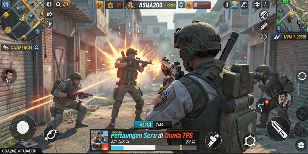 Tampilan menarik dari gameplay ASIA200 yang penuh aksi.