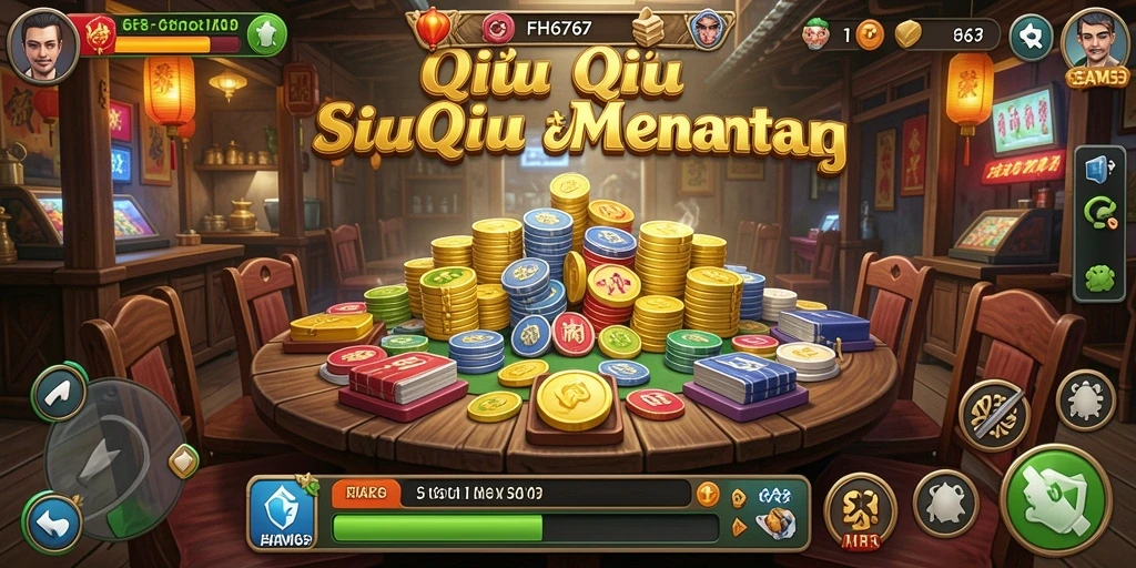 Screenshot gameplay QiuQiu di FH6767 yang seru.