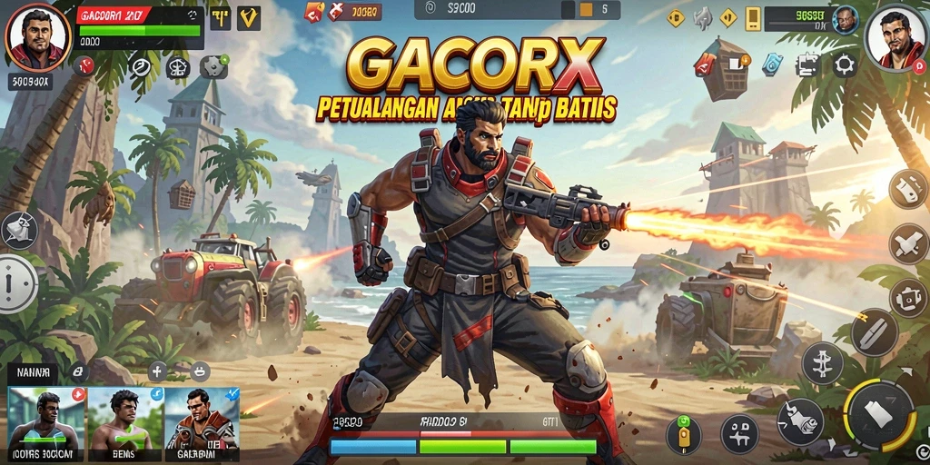 Gameplay aksi GACORX yang seru dan menegangkan.