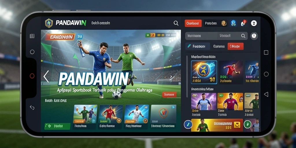 Tampilan gameplay PANDAWIN yang menarik dan interaktif.