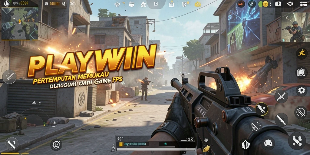 Tampak menegangkan saat pertempuran intens dalam <strong>PLAYWIN</strong>.