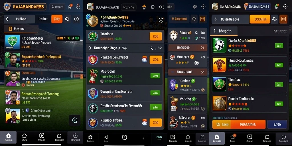 Tampilan menarik dari gameplay RAJABANDAR88 yang menawarkan taruhan olahraga.