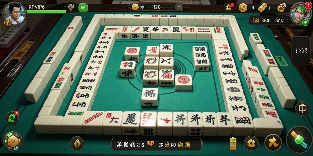 Gameplay seru dan menantang dari RPVIP6 Mahjong.