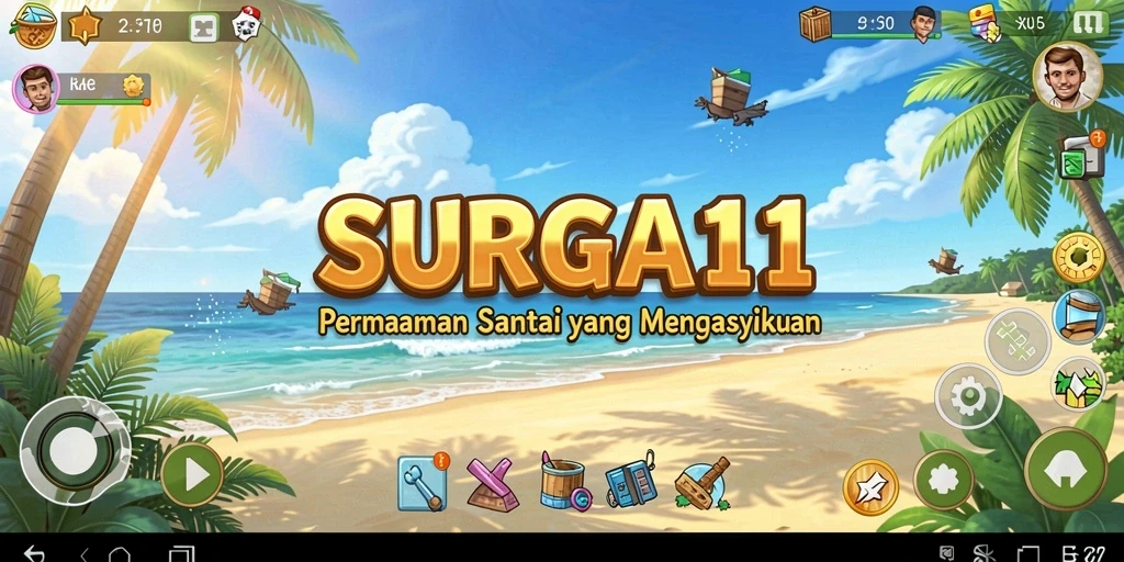 Tampilan gameplay SURGA11 yang menarik dan menenangkan.