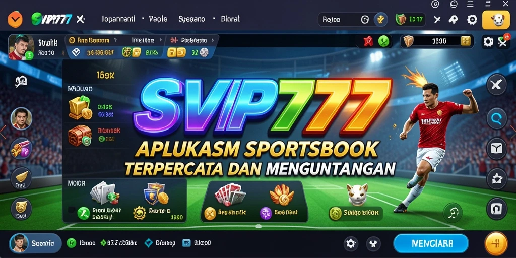 Tampilan menarik dari SVIP777 dengan gameplay Sportsbook yang dinamis.